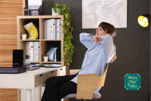 Động tác "Rùa Vươn Cổ": Kéo Giãn Kinh Lạc Vùng Gáy